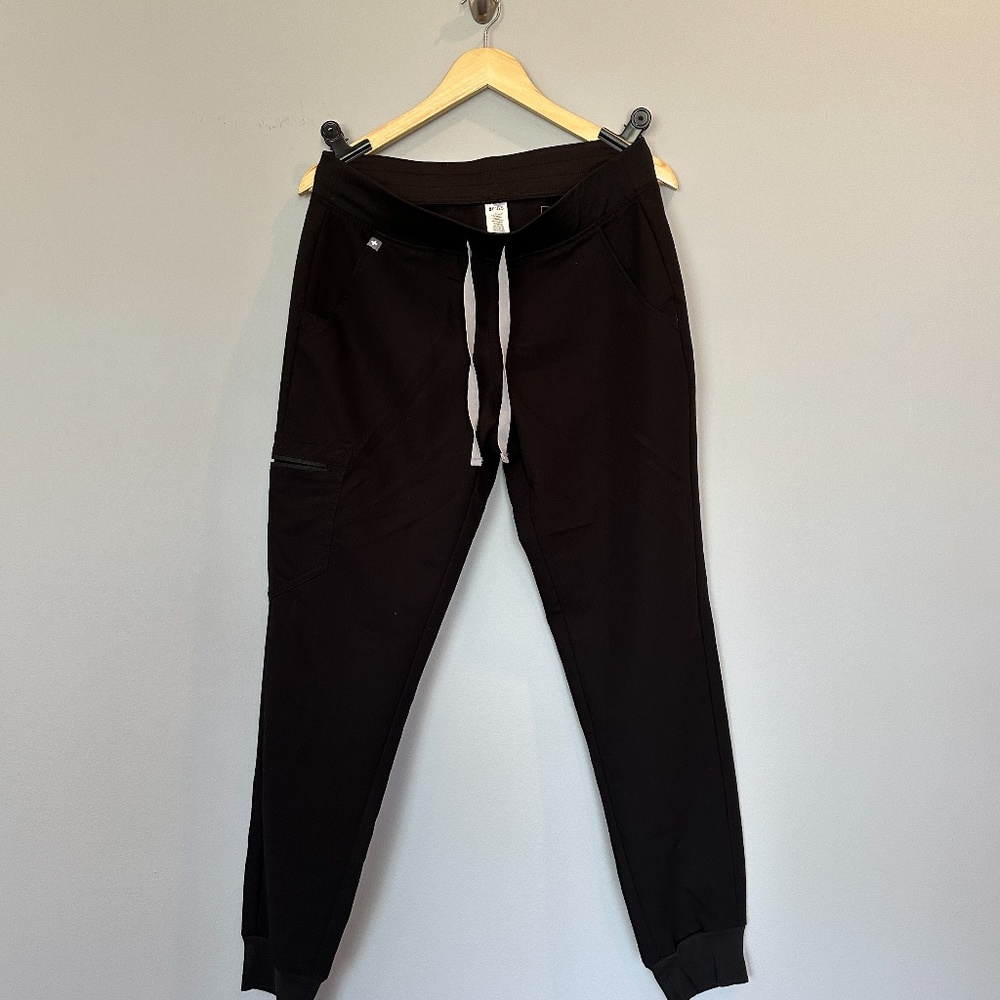 FIGS Zamora High Waisted Jogger Style Scrub Pants for Women — Slim Fit, 6 Pocket